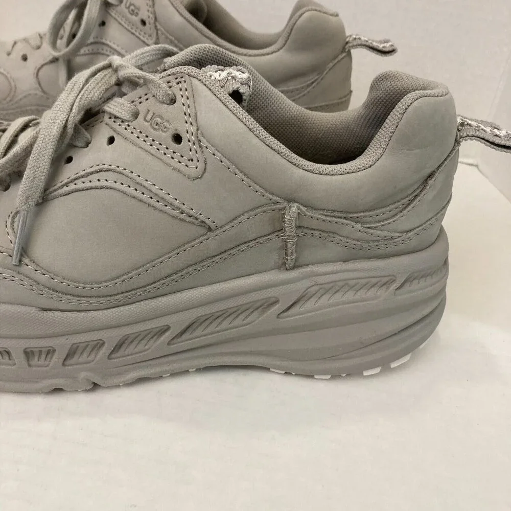 UGG CA805‎ Nubuck Leather Sneakers Women's Size 10 Gray Goat Shoes